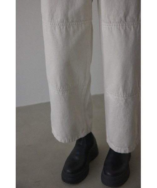 BLACK BY MOUSSY（ブラックバイマウジー）の「wide painter pants（ワイドペインターパンツ）（カーゴパンツ・レディース・ホワイト・1/2/0）」の12枚目の写真