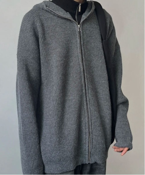 ROOPTOKYO(ループトウキョウ)の「▲Balaclava zip hoodie/バラクラバ ジップフーディ― パーカー(パーカー・メンズ・グレー・XL/L/XXL)」の16枚目の写真