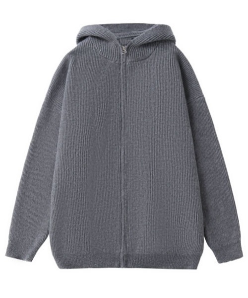 ROOPTOKYO(ループトウキョウ)の「▲Balaclava zip hoodie/バラクラバ ジップフーディ― パーカー(パーカー・メンズ・グレー・XL/L/XXL)」の7枚目の写真