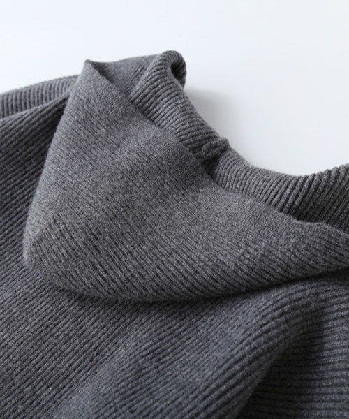ROOPTOKYO(ループトウキョウ)の「▲Balaclava zip hoodie/バラクラバ ジップフーディ― パーカー(パーカー・メンズ・グレー・XL/L/XXL)」の2枚目の写真