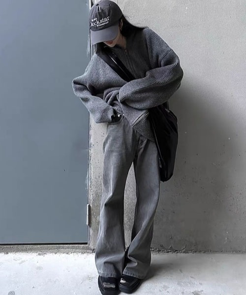 ROOPTOKYO(ループトウキョウ)の「▲Balaclava zip hoodie/バラクラバ ジップフーディ― パーカー(パーカー・メンズ・グレー・XL/L/XXL)」の13枚目の写真