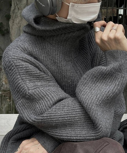ROOPTOKYO(ループトウキョウ)の「▲Balaclava zip hoodie/バラクラバ ジップフーディ― パーカー(パーカー・メンズ・グレー・XL/L/XXL)」の20枚目の写真