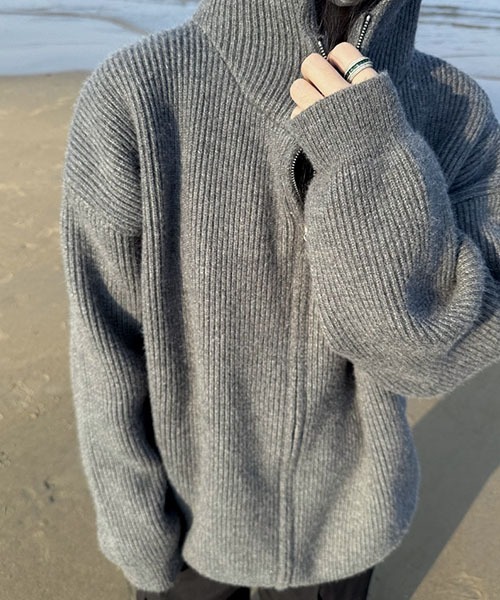 ROOPTOKYO(ループトウキョウ)の「▲Balaclava zip hoodie/バラクラバ ジップフーディ― パーカー(パーカー・メンズ・グレー・XL/L/XXL)」の22枚目の写真