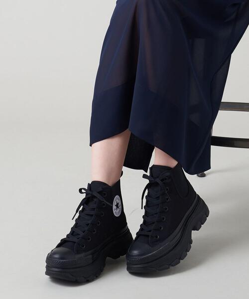 CONVERSE（コンバース）の「＜CONVERSE＞オールスター TREKWAVE サイドゴア HI（スニーカー・レディース・ブラック・22.5cm/23cm/23.5cm/24cm/24.5cm/25cm）」の3枚目の写真