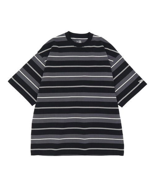 [New Era] ボーダー 半袖 オーバーサイズ Tシャツ セール】ニューエラ 半袖Tシャツ オーバーサイズ ボーダー