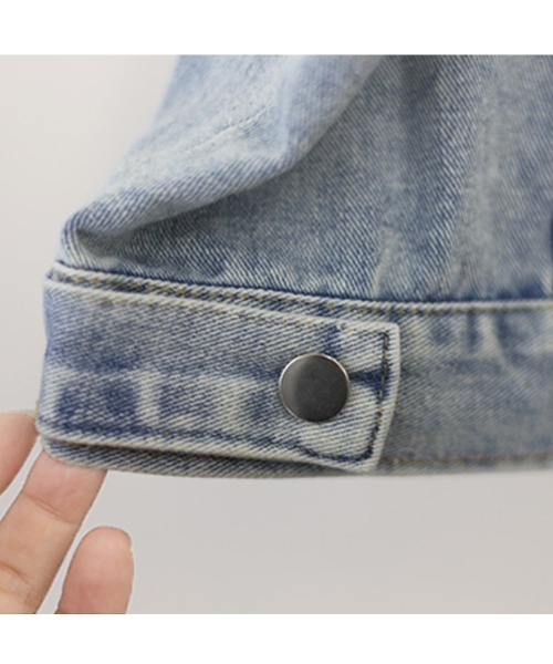 Miniministore（ミニミニストア）の「デニムベスト レディース デニムチョッキ（ベスト・レディース・サックスブルー/ブラック・フリー）」の16枚目の写真