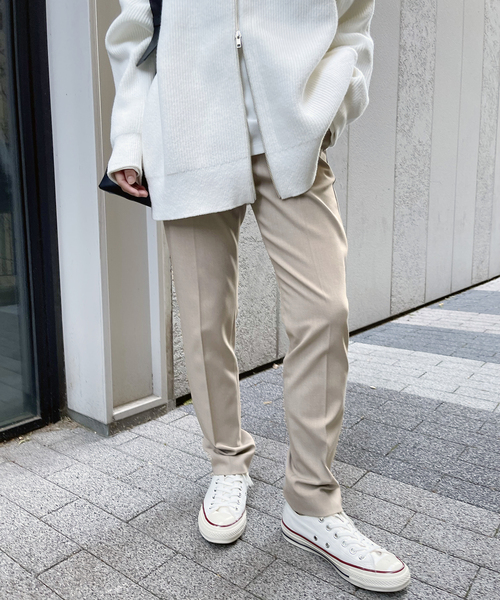 Spick & Span（スピックアンドスパン）の「裏起毛スリムストレートパンツ（スラックス・レディース・ブラック/ベージュ/ホワイト系その他/ブルー系その他・40/38/36/34）」の17枚目の写真