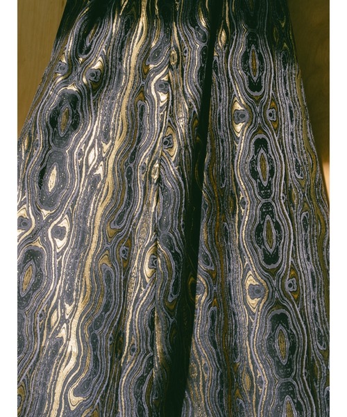 sahara(サハラ)の「Marble Jacquard Skirt(スカート・レディース・ブラック/イエロー系その他/シルバー・FREE)」の8枚目の写真