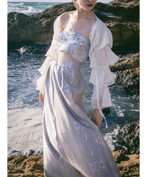 sahara（サハラ）の「Marble Jacquard Skirt（スカート）」 - WEAR