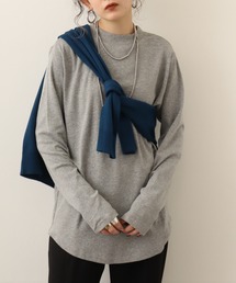 atONE つまり過ぎない絶妙ネック!プチハイネックカットソー