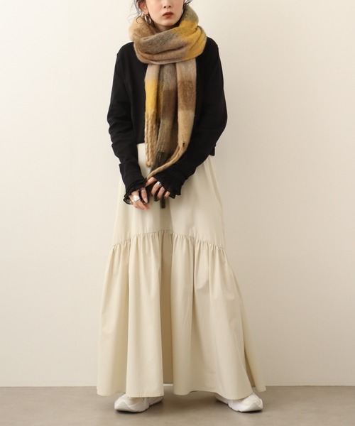 atONE(アットワン)の「atONE つまり過ぎない絶妙ネック!プチハイネックカットソー(Tシャツ/カットソー・レディース・ホワイト/チャコールグレー/ブラック/杢グレー・LL/L/M/3L/4L)」の16枚目の写真