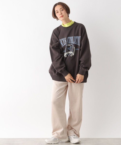 LEPSIM(レプシィム)の「ベロアラインイージーパンツ 991978(その他パンツ・レディース・チャコールグレー/グレイッシュベージュ/ブラック・FREE)」の9枚目の写真