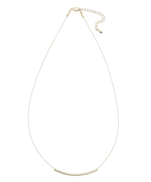 Chico（チコ）の「【who's who Chico】twistbarネックレス（ネックレス・レディース・シルバー/ゴールド・FREE）」の2枚目の写真