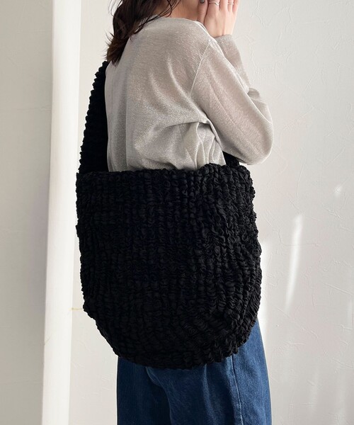 CONTROL FREAK / CTFK（コントロールフリーク）の「【CONTROL FREAK/コントロールフリーク】クランプルショルダーバッグ（ショルダーバッグ・レディース・ホワイト/グリーン/ブラック・FREE）」の15枚目の写真