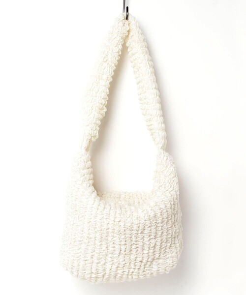 CONTROL FREAK / CTFK（コントロールフリーク）の「【CONTROL FREAK/コントロールフリーク】クランプルショルダーバッグ（ショルダーバッグ・レディース・ホワイト/グリーン/ブラック・FREE）」の4枚目の写真