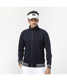 【Rosasen/GOLF】ジャカードメッシュ×タフタブルゾン