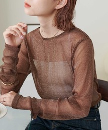 DISCOAT | 【WEB限定】《新色追加！》ラメシアーT(Tシャツ/カットソー)