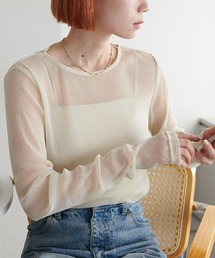 DISCOAT | 【WEB限定】《新色追加！》ラメシアーT(Tシャツ/カットソー)