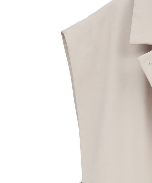 CLANE（クラネ）の「DOUBLE BREASTED GILET（ベスト・レディース・アイボリー/ブラック・1/2）」の20枚目の写真