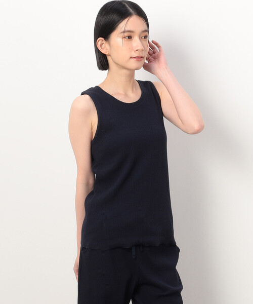 ONIGIRI（オニギリ）の「リブタンクトップ（タンクトップ・レディース・グリーン系その他/アイボリー/グリーン/ネイビー・M/L）」の4枚目の写真