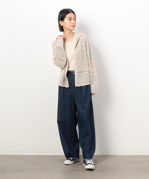 ONIGIRI（オニギリ）の「リブタンクトップ（タンクトップ・レディース・グリーン系その他/アイボリー/グリーン/ネイビー・M/L）」の7枚目の写真