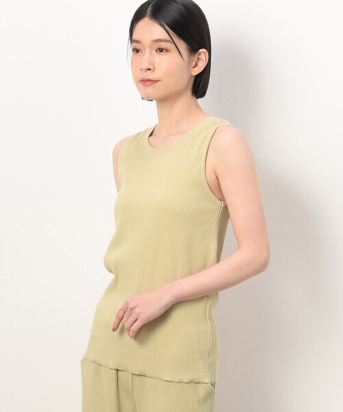 ONIGIRI（オニギリ）の「リブタンクトップ（タンクトップ・レディース・グリーン系その他/アイボリー/グリーン/ネイビー・M/L）」の13枚目の写真