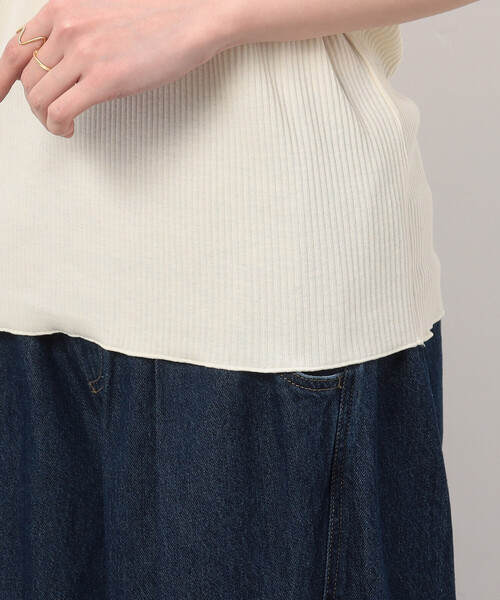 ONIGIRI（オニギリ）の「リブタンクトップ（タンクトップ・レディース・グリーン系その他/アイボリー/グリーン/ネイビー・M/L）」の21枚目の写真