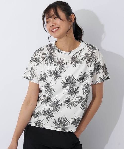 FILA（フィラ）の「【FILA/フィラ】レディーススムースラッシュTシャツ　水陸両用（Tシャツ/カットソー・レディース・ホワイト/ミント/カーキ・LARGE/X-LARGE/MEDIUM）」の9枚目の写真
