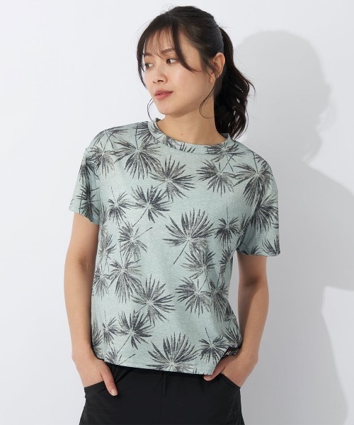 FILA（フィラ）の「【FILA/フィラ】レディーススムースラッシュTシャツ　水陸両用（Tシャツ/カットソー・レディース・ホワイト/ミント/カーキ・LARGE/X-LARGE/MEDIUM）」の19枚目の写真