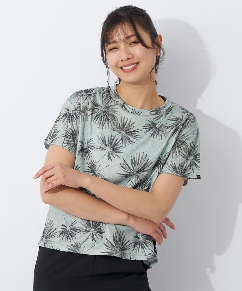 FILA（フィラ）の「【FILA/フィラ】レディーススムースラッシュTシャツ　水陸両用（Tシャツ/カットソー・レディース・ホワイト/ミント/カーキ・LARGE/X-LARGE/MEDIUM）」の20枚目の写真