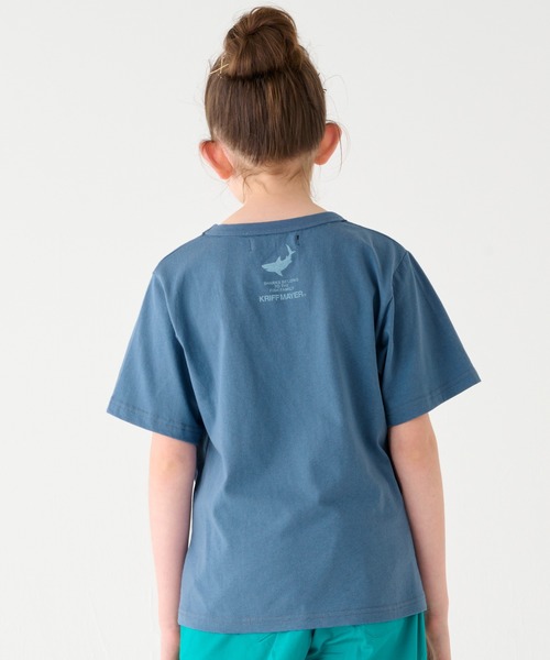 KRIFF MAYER Kid's Collection（クリフメイヤーキッズコレクション）の「カイテキ！T（サメ）（Tシャツ/カットソー・キッズ・グレー/ブルー/チャコール/レンガ・120/130/140/150/160/170）」の8枚目の写真