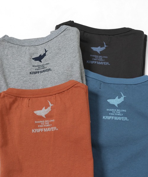 KRIFF MAYER Kid's Collection（クリフメイヤーキッズコレクション）の「カイテキ！T（サメ）（Tシャツ/カットソー・キッズ・グレー/ブルー/チャコール/レンガ・120/130/140/150/160/170）」の11枚目の写真