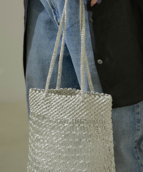 The Bagmati（ザバグマティ）の「【BAGMATI（バグマティ）】METALIC LUREX1（ハンドバッグ・レディース・ゴールド系その他2・FREE）」の2枚目の写真