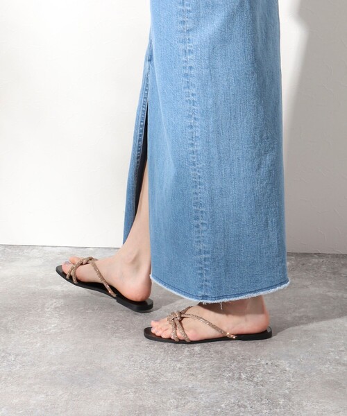 NOLLEY’S（ノーリーズ）の「【VINILO/ ヴィニーロ】キラノットサンダル（サンダル・レディース・ゴールド/シルバー・37/36）」の19枚目の写真