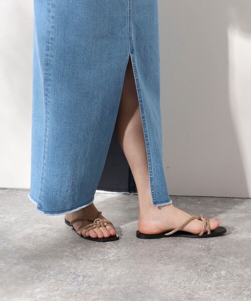 NOLLEY’S（ノーリーズ）の「【VINILO/ ヴィニーロ】キラノットサンダル（サンダル・レディース・ゴールド/シルバー・37/36）」の21枚目の写真