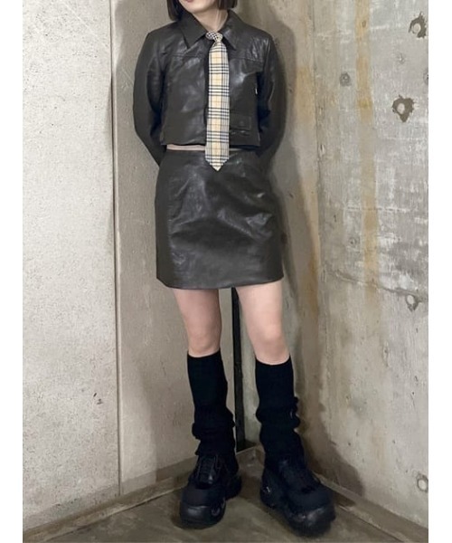 SLY（スライ）の「EMBROIDERY TIE エンブロイダリー タイ ネクタイ（ネクタイ・レディース・グレー系その他2/ベージュ系その他・FREE）」の5枚目の写真