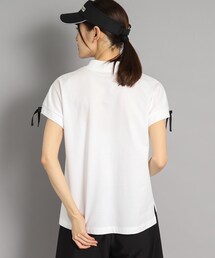 新品タグ付き★adabat ロゴデザイン リボン付き フレンチスリーブTシャツ ロゴデザイン リボン付き フレンチスリーブTシャツ[品番