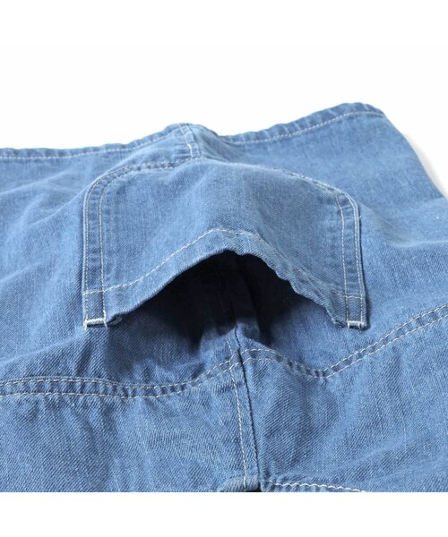 BREEZE（ブリーズ）の「ベルト切替ジャンスカ（ジャンパースカート・キッズ・ブルー/サックスブルー・110/120/90/100）」の3枚目の写真