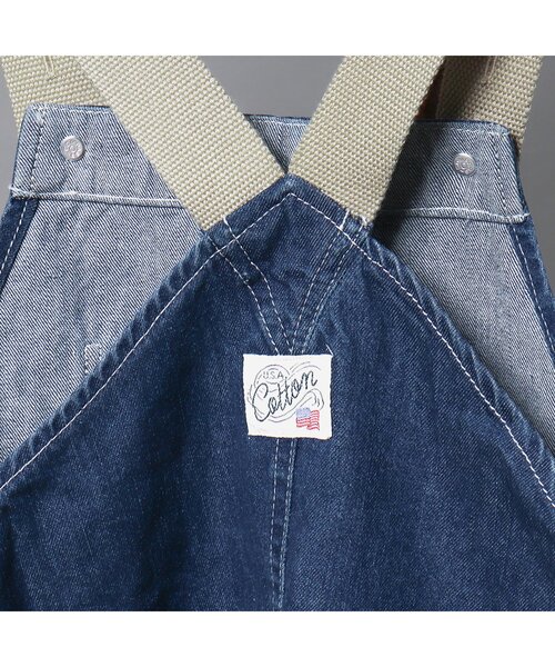 BREEZE（ブリーズ）の「ベルト切替ジャンスカ（ジャンパースカート・キッズ・ブルー/サックスブルー・110/120/90/100）」の6枚目の写真