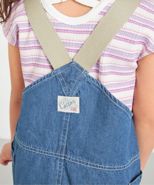 BREEZE（ブリーズ）の「ベルト切替ジャンスカ（ジャンパースカート・キッズ・ブルー/サックスブルー・110/120/90/100）」の18枚目の写真