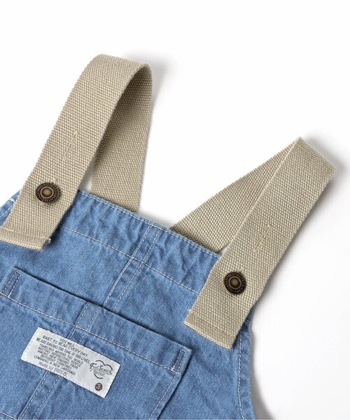 BREEZE（ブリーズ）の「ベルト切替ジャンスカ（ジャンパースカート・キッズ・ブルー/サックスブルー・110/120/90/100）」の15枚目の写真