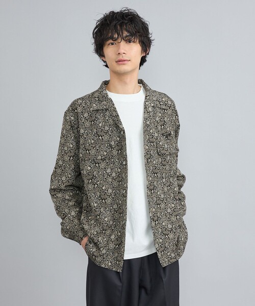 TOWNCRAFT（タウンクラフト）の「TOWNCRAFT（タウンクラフト）別注ペイズリーオープンカラーシャツ（シャツ/ブラウス・メンズ・ブラック/ネイビー・M/L/XL）」の21枚目の写真