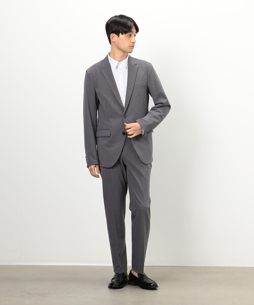 COMME CA ISM(コムサイズム)の「【イージーケア】ポリエステル トリコット ドレスシャツ(ビジネスシャツ・メンズ・ホワイト/ブラック・SMALL/MEDIUM/LARGE/X-LARGE)」の6枚目の写真