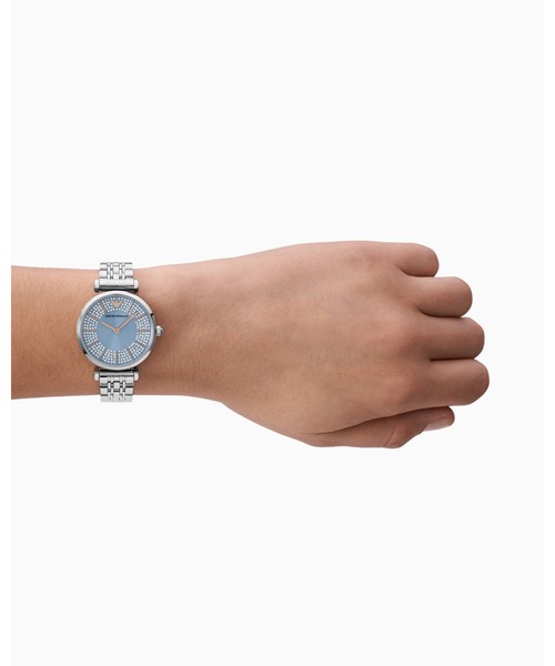 EMPORIO ARMANI(エンポリオアルマーニ)の「【エンポリオ アルマーニ】2針ウォッチ ステンレススチール(アナログ腕時計・レディース・その他1・FREE)」の4枚目の写真