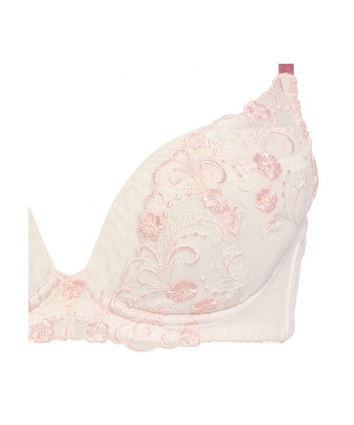 AMOSTYLE BY Triumph（アモスタイルバイトリンプ）の「デイリーAMOSTYLE 寄せブラ クラシックフラワー【B,C,Dカップ】AMST514 WHU + Mini JX（ブラ&ショーツ・レディース・ブラック/ホワイト/グリーン/パープル/ピンク/ネイビー・B65/B70/B75/C65/C70/C75/D65/D70/D75）」の19枚目の写真