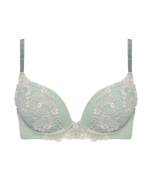 AMOSTYLE BY Triumph（アモスタイルバイトリンプ）の「デイリーAMOSTYLE 寄せブラ クラシックフラワー【B,C,Dカップ】AMST514 WHU + Mini JX（ブラ&ショーツ・レディース・ブラック/ホワイト/グリーン/パープル/ピンク/ネイビー・B65/B70/B75/C65/C70/C75/D65/D70/D75）」の22枚目の写真