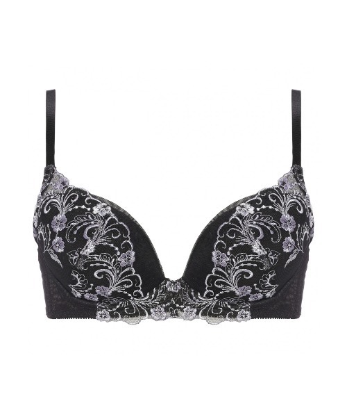 AMOSTYLE BY Triumph（アモスタイルバイトリンプ）の「デイリーAMOSTYLE 寄せブラ クラシックフラワー【B,C,Dカップ】AMST514 WHU + Mini JX（ブラ&ショーツ・レディース・ブラック/ホワイト/グリーン/パープル/ピンク/ネイビー・B65/B70/B75/C65/C70/C75/D65/D70/D75）」の20枚目の写真