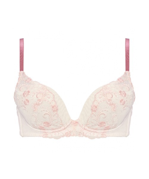 AMOSTYLE BY Triumph（アモスタイルバイトリンプ）の「デイリーAMOSTYLE 寄せブラ クラシックフラワー【B,C,Dカップ】AMST514 WHU + Mini JX（ブラ&ショーツ・レディース・ブラック/ホワイト/グリーン/パープル/ピンク/ネイビー・B65/B70/B75/C65/C70/C75/D65/D70/D75）」の18枚目の写真