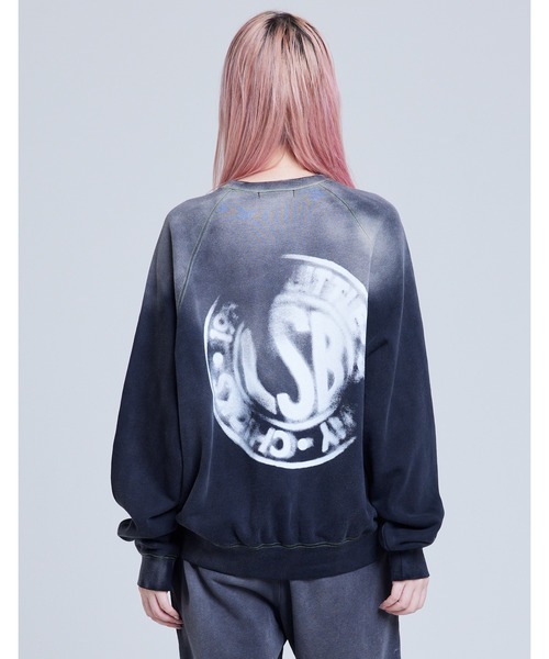 Little sunny bite(リトルサニーバイト)の「gradation logo sweat top(スウェット・レディース・パープル/ピンク/ブラック・SMALL/MEDIUM)」の5枚目の写真