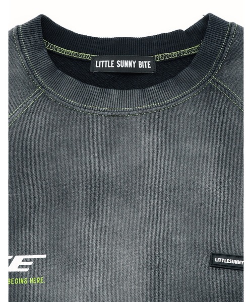 Little sunny bite(リトルサニーバイト)の「gradation logo sweat top(スウェット・レディース・パープル/ピンク/ブラック・SMALL/MEDIUM)」の6枚目の写真
